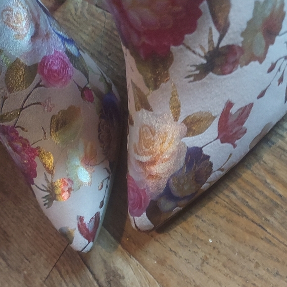 Floral Stiletto Ankle Boots - Picture 7 of 13